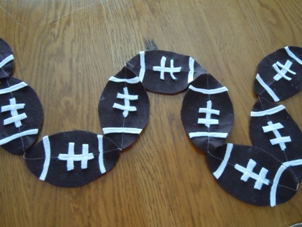 how to make football decorations